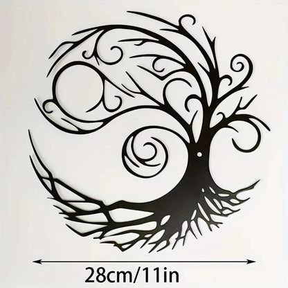 Mountain Wall Art: Mountain Waterfall Metal Wall Art Ornaments for Home Decoration,Including Metal Wall Art and Hanging Wall Art