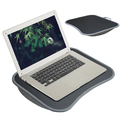 Laptop Lap Desk with Soft Pillow Cushion Multifunctional Laptop Desk Writing Padded Tray for Work Game