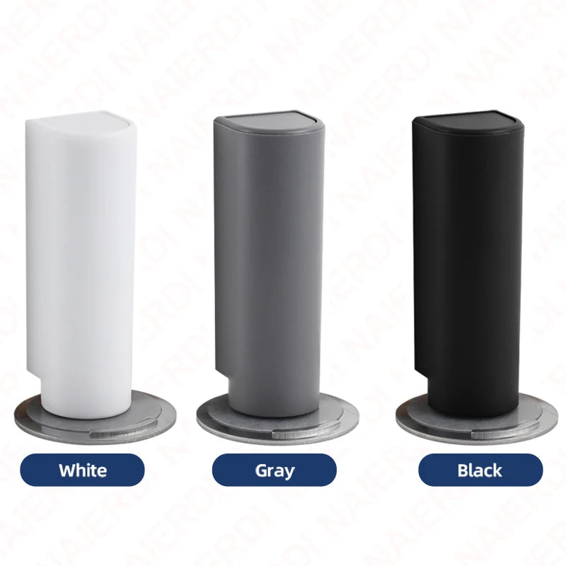 NAIERDI Magnetic Door Stopper Stainless Steel Heavy Duty Door Stop Black Nail-free Door Suction Door Holder Door Hardware