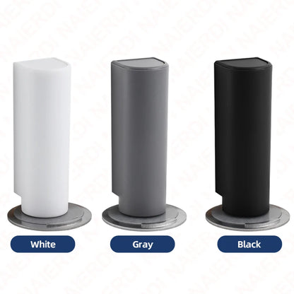 NAIERDI Magnetic Door Stopper Stainless Steel Heavy Duty Door Stop Black Nail-free Door Suction Door Holder Door Hardware