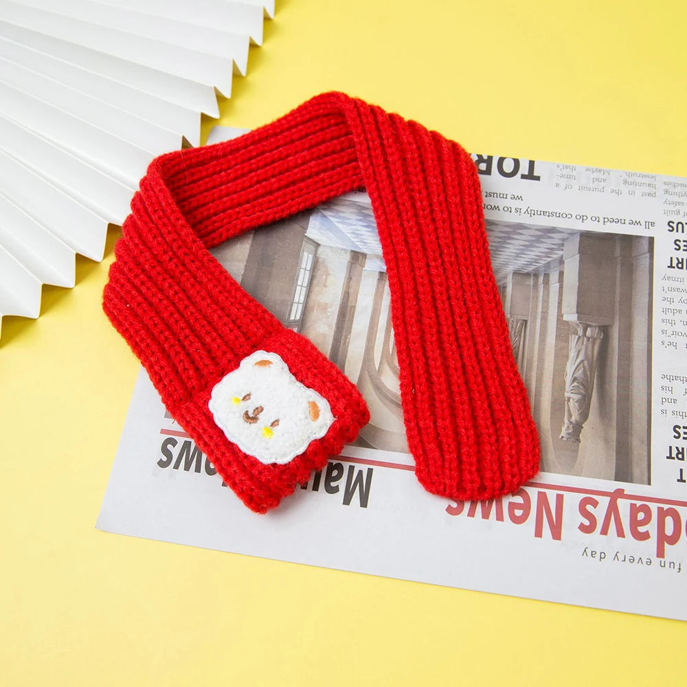 Puppy Accessories Pet Supplies Wool Puppy Scarves Pet Cat Scarves Keep Warm In Autumn Winter Pet Supplies Pet Scarves Product