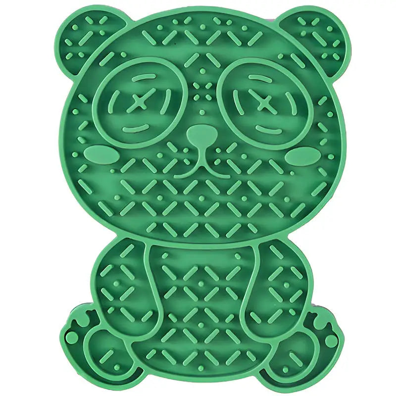 Pet Slow Feeding Mat Dog Silicone Lick Mat Slow Food Plate Dog Sucker Food Training Dog Feeder Supplies