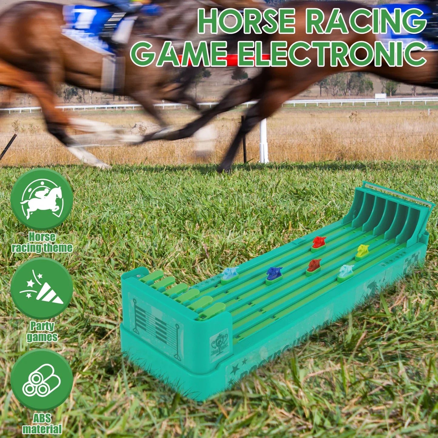 Horse Racing Game Fun Horse Race Board Game Relaxing Horse Running Game Safe Horse Racing Table Game Desktop Entertainment Games