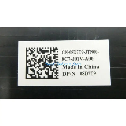 H37F US Laptop Upper Case Palmrest Backlit Keyboard for Dell 15 5570 5575