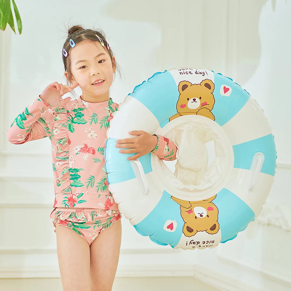 Children's Inflatable Swimming Floating Mat Inflatable Swimming Ring Pool Mat Air Mattresses Lifebelt Swimming Pool Accessories