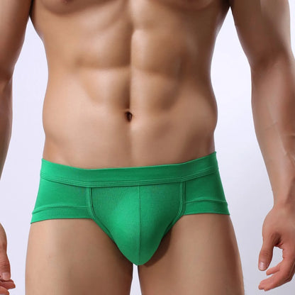 Mens Sexy Modal Underwear Briefs Men Low Rise U convex Pouch Brief Underpants Men Breathable Briefs