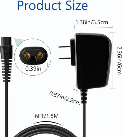 Charger for Bissell Pet Hair Eraser Vacuum Charger 6Ft Replacement Power Cord Compatible with Bissell 2390 2390A 23903 2284W