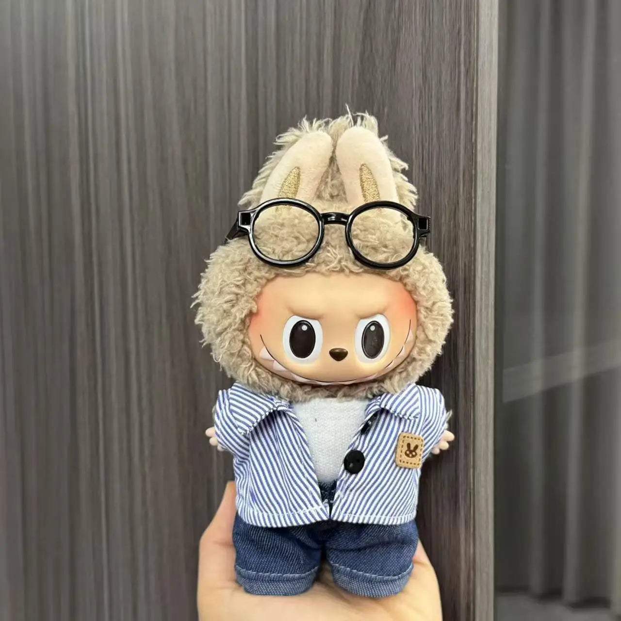 Labubu Doll Costume Set 15-17cm Cartoon Cute Dressing Up, Climbing Clothes Skirt Labubu Costume Accessories Replacement Props