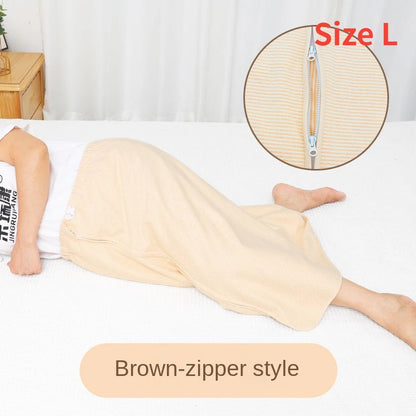 Adult Elderly Diaper Skirt Cloth Diaper for Bedridden Paralyzed Washable Cotton Diaper Pad for Menstrual Waterproof Leak-proof