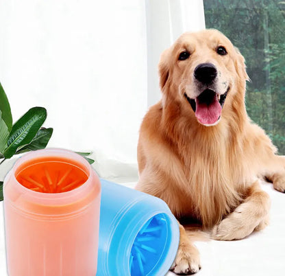 S/M/L Pet Pet Paw Soft Silicone Material Pet Foot Wash Cup Cat and Dog Foot Cleaner Portable Cleaning Tools Bucket Pet Supplies