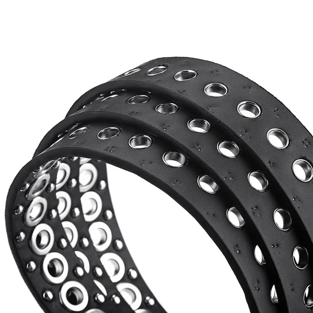 Women's Belt Fashionable Rivet Thin Belt Personalized Needle Buckle Belt Street Trend Punk HipHop Style Y2K Belt With Jeans Belt