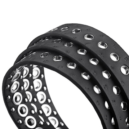 Women's Belt Fashionable Rivet Thin Belt Personalized Needle Buckle Belt Street Trend Punk HipHop Style Y2K Belt With Jeans Belt