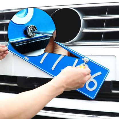 4Pcs Stainless Steel License Plate Security Screws Kit for Fastening Frame License Plate Cover Security Bolts