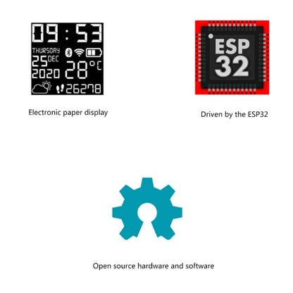 Watchy 2.0 Plus Smartwatch - Open Source ePaper Watch with WiFi/Bluetooth, Programmable DIY Wearable for Developers DropShipping