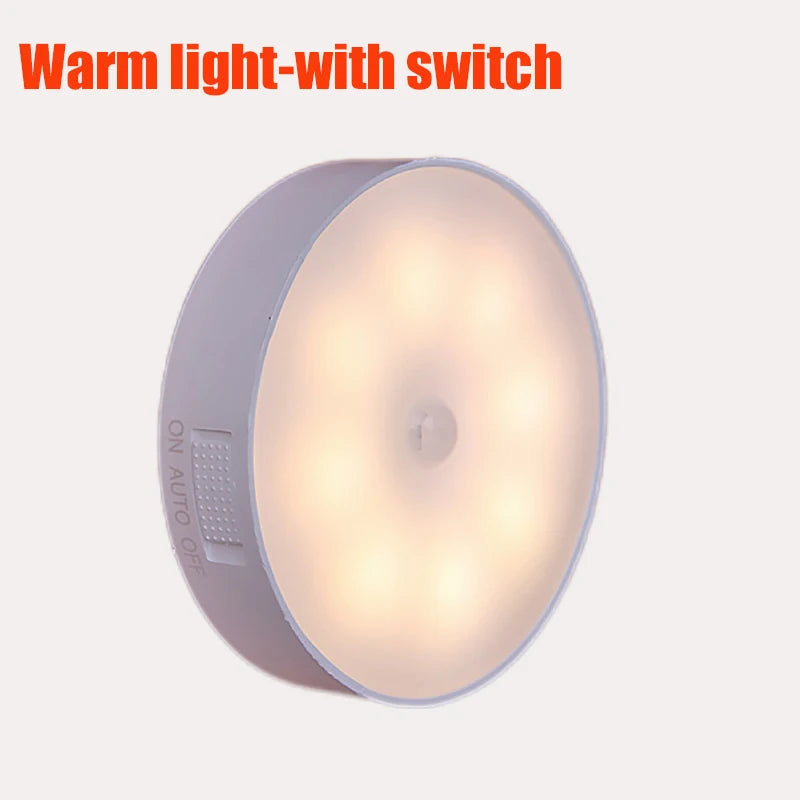 LED night light, motion sensing light, USB charging wireless bedside light, wardrobe light, kitchen corridor wardrobe light, l