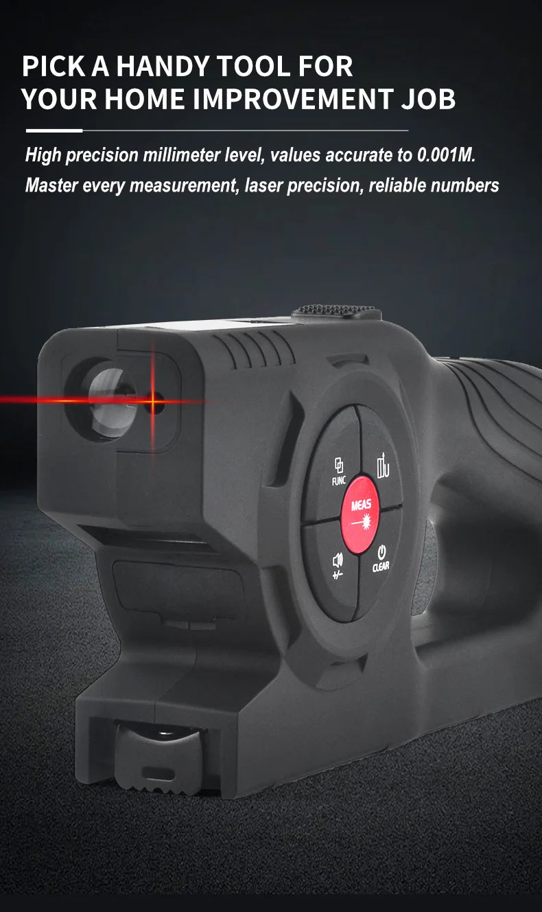 wintape digital display laser distance meter laser tape measure three-in-one intelligent digital measuring ruler