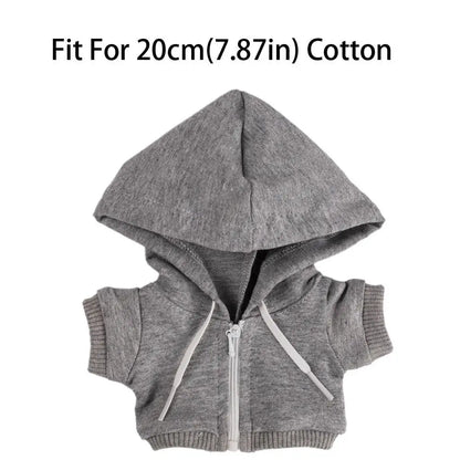 Fashion Multistyles Hoodie Clothes 20cm Cotton Doll Cloth Cute Mini High Quality Casual Wears Clothes Accessories