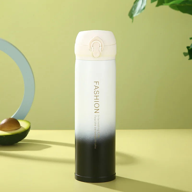 Stainless Steel Vacuum Flask Light Weight Student Thermos Portable Bottle Student Water Cup 350ml