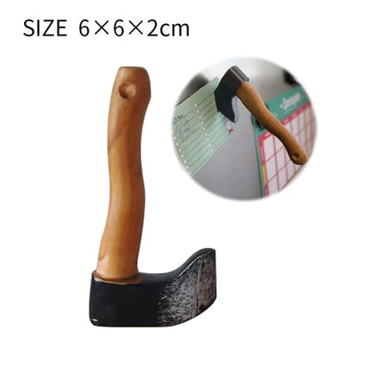 Funny Knife Magnetic Fridge Stickers, 3D Fun Axe Fridge Magnet, Novelty Home Decor Gifts, Eye-Catching Fridge For Iron Surface