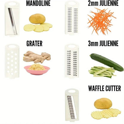 Vegetable Fruit Slicer Multifunctional Manual Food Grater Cutter Potato Household Chopper Kitchen Veggie Dicer Gadgets