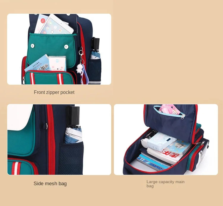 Rolling Backpacks for Primary School Children Trolley School Student Backpack Wheeled Bag Back To School Backpacks with Wheels