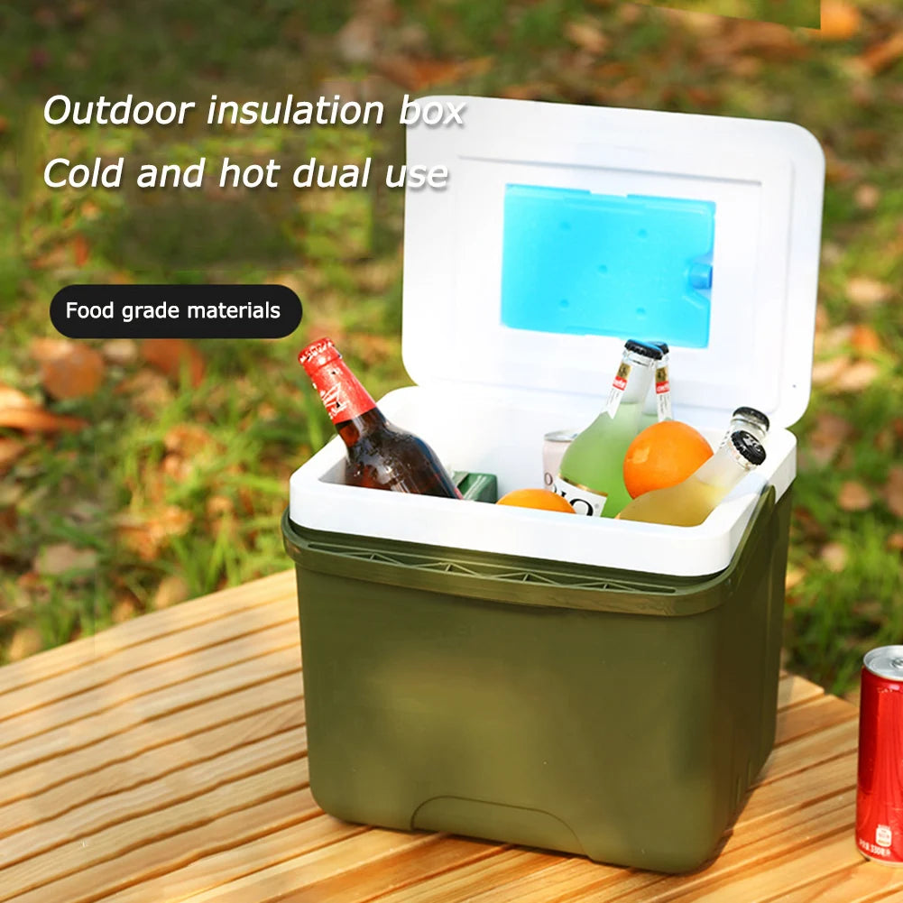 13/6L Camping Ice Box Outdoor Fridge Cooler 18L Large Capacity Portable Ice Bucket Incubator Refrigerator Car Fresh-Keeping
