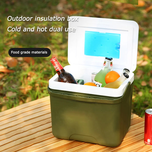 13/6L Camping Ice Box Outdoor Fridge Cooler 18L Large Capacity Portable Ice Bucket Incubator Refrigerator Car Fresh-Keeping