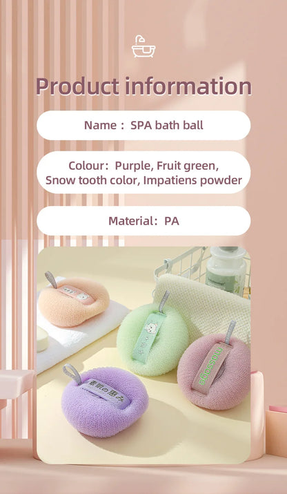 1pcs Bathing Tool, Bath Scrubber, Bath Brush, Bubble Cleaning, Mud Rubbing, Bath Ball, Bath Brush, Flower Bath Towel