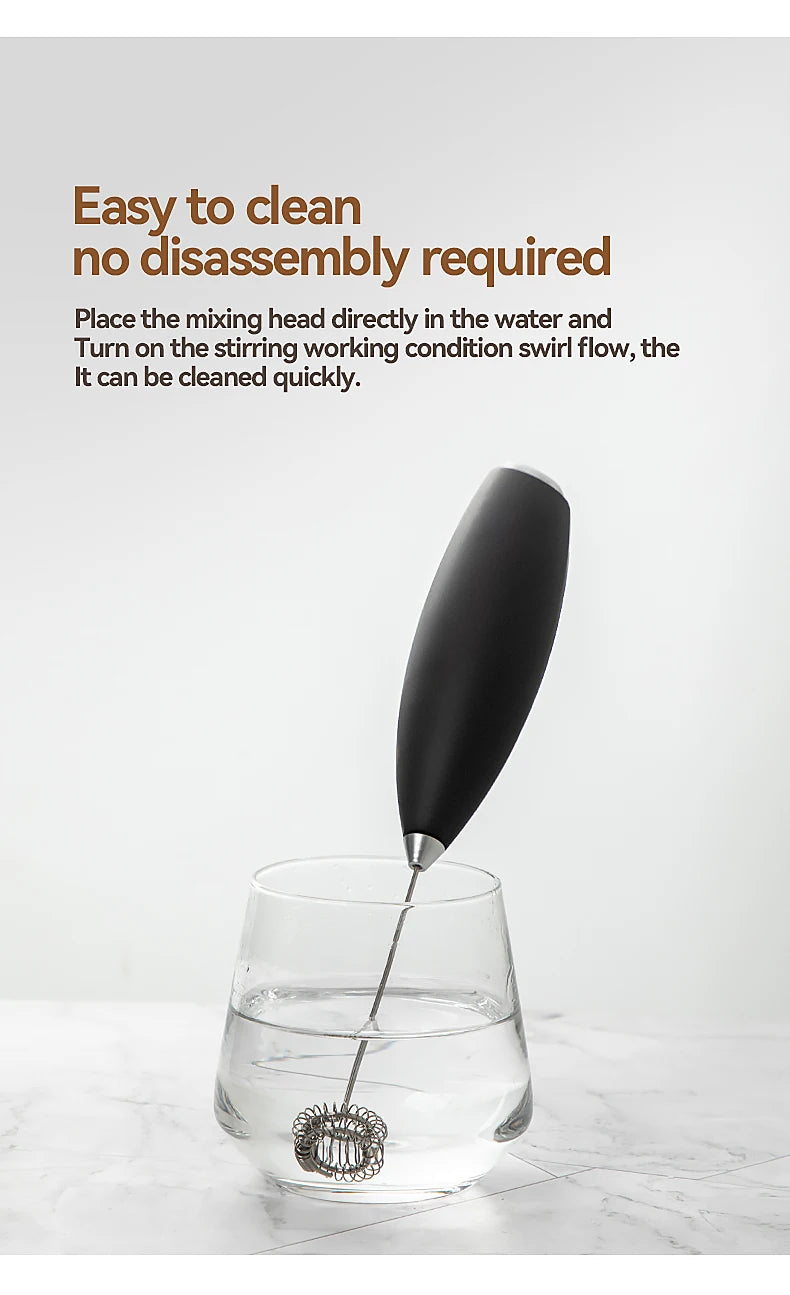 1PC Hand Blender Electric Egg Beater Milk Frother Wireless Mini Drink Mixer Foamer Household Kitchen Stirring Tools