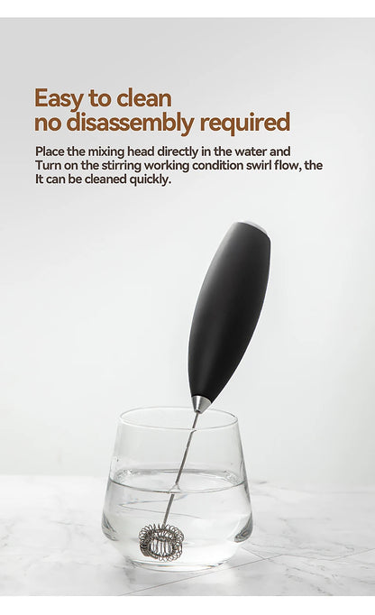 1PC Hand Blender Electric Egg Beater Milk Frother Wireless Mini Drink Mixer Foamer Household Kitchen Stirring Tools