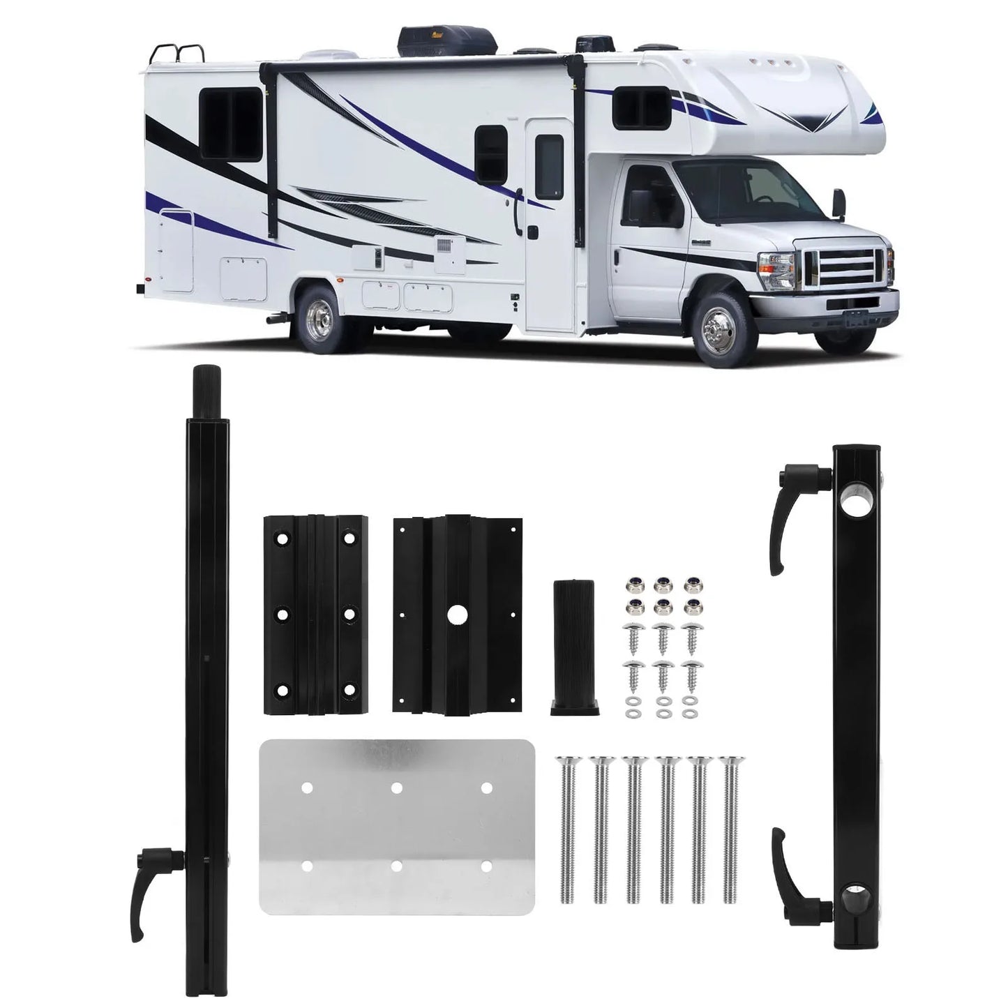 Table Legs  Table Legs Black Heavy Duty Removable 360° Rotation Oxidized  Lightweight for RV Yachts