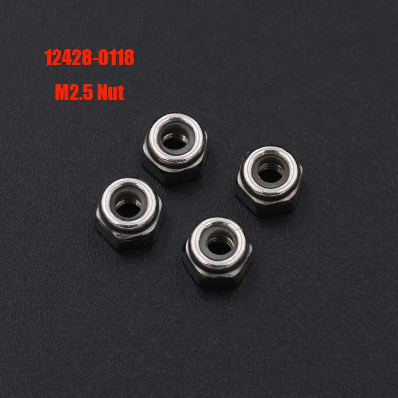 12428 Original Parts 0090-0129 Wltoys 12427 12423 RC Car Spare Part Bearing/Screw/Differential/Servo/Nut/Motor/USB Charger/Light