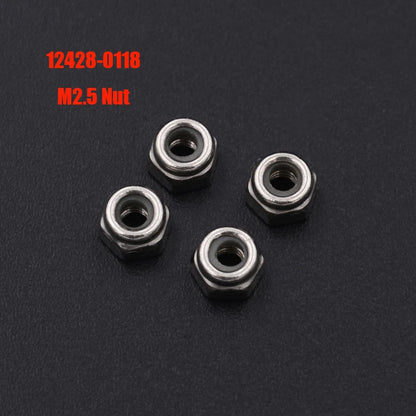 12428 Original Parts 0090-0129 Wltoys 12427 12423 RC Car Spare Part Bearing/Screw/Differential/Servo/Nut/Motor/USB Charger/Light
