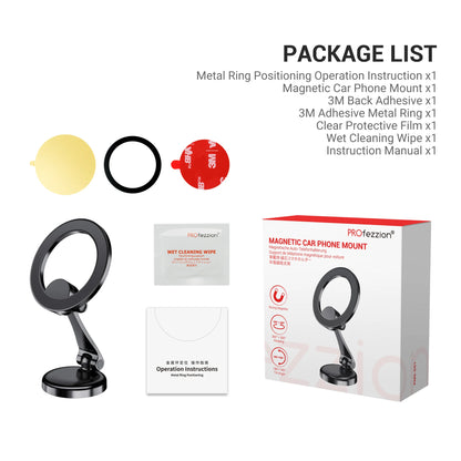 Magnetic Car Phone Mount for iPhone 15 14 13 12 Pro/ Pro Max Universal Magnet Metal Car Cellphone Holder GPS Bracket for Magsafe