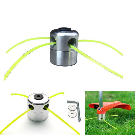 Lawn Mower Aluminum Head Hit Grass Head Metal Head Aluminum Column Straw Head Aluminum Trimming Tool Head