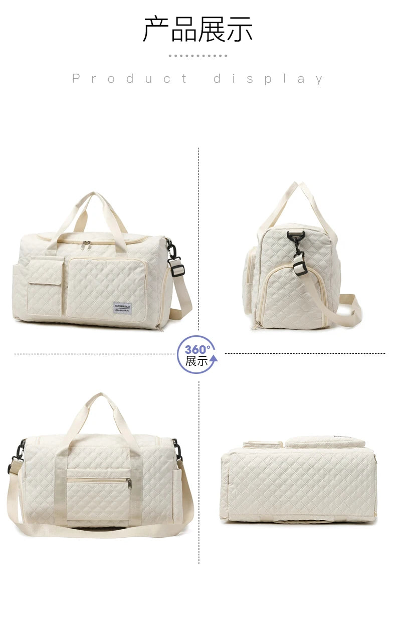 Fashion Travel Bag Handbags Large Capacity Carry On Luggage Bags Men Women Shoulder Outdoor Tote Waterproof Sport Gym Bag