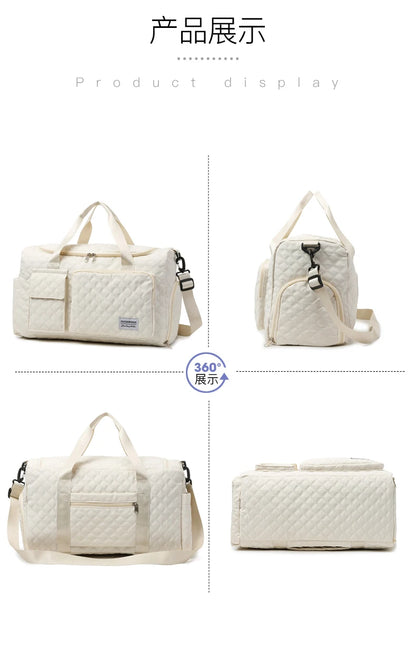 Fashion Travel Bag Handbags Large Capacity Carry On Luggage Bags Men Women Shoulder Outdoor Tote Waterproof Sport Gym Bag