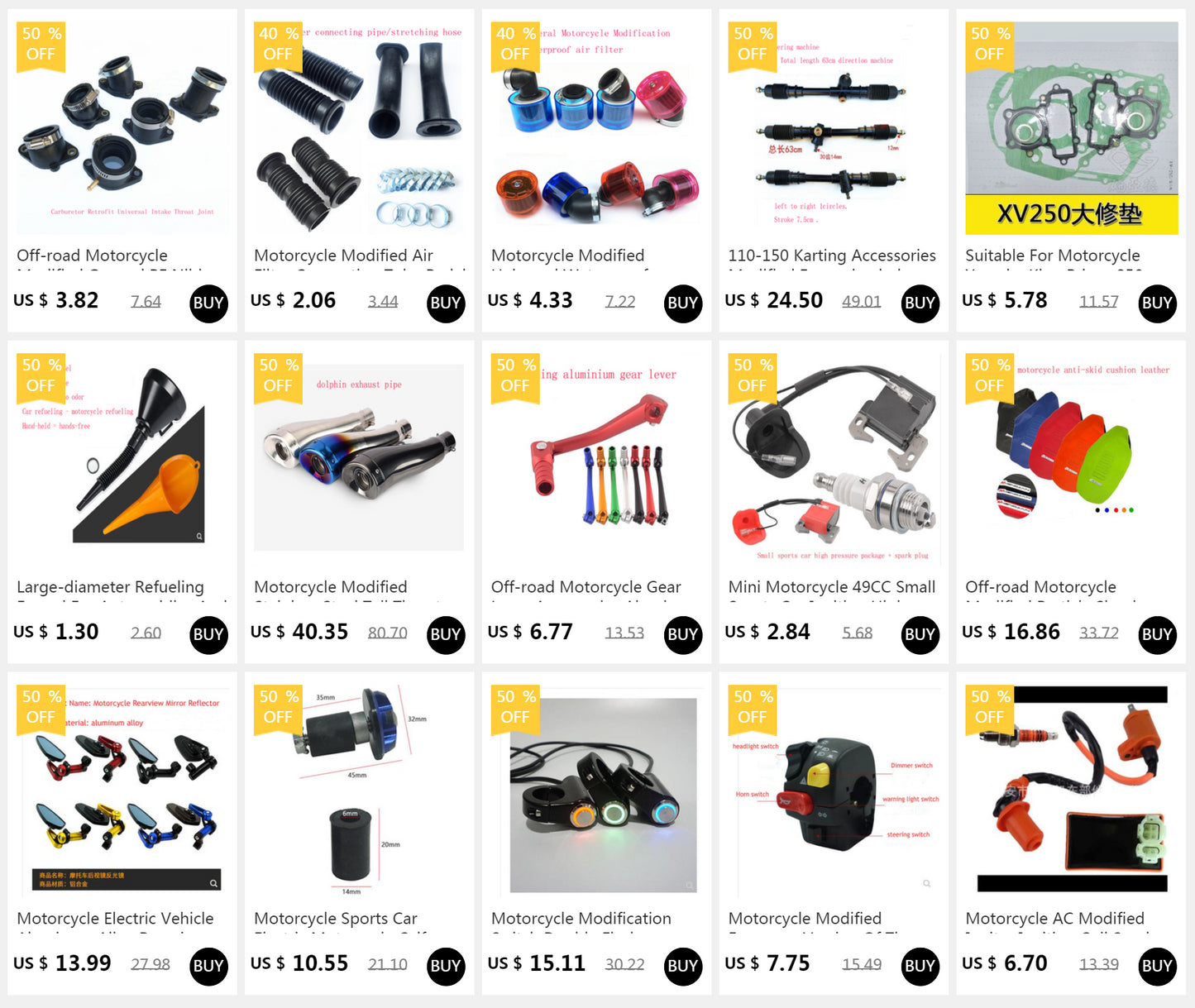 4PCS 12mm Motorcycle Parts Rear Shock Absorber Rubber Bush Spare Part