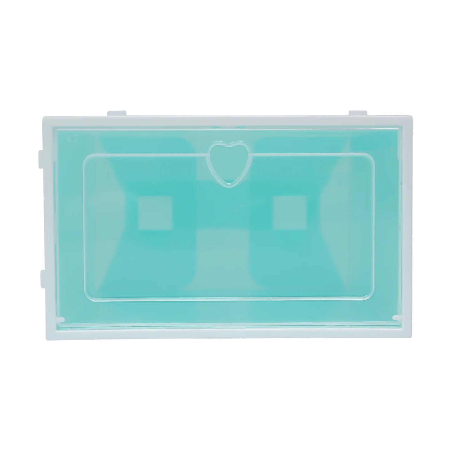 20Pcs Foldable Shoe Storage Boxes with Lids Transparent Stackable Containers Drawer Style PP Plastic Shoe Organizers