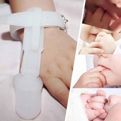 1PC Nontoxic Silicone Baby Kids Child Finger Food Grade Adjustable Guard Band Stop Children Orthosis Hand Eat Wrist Sucking
