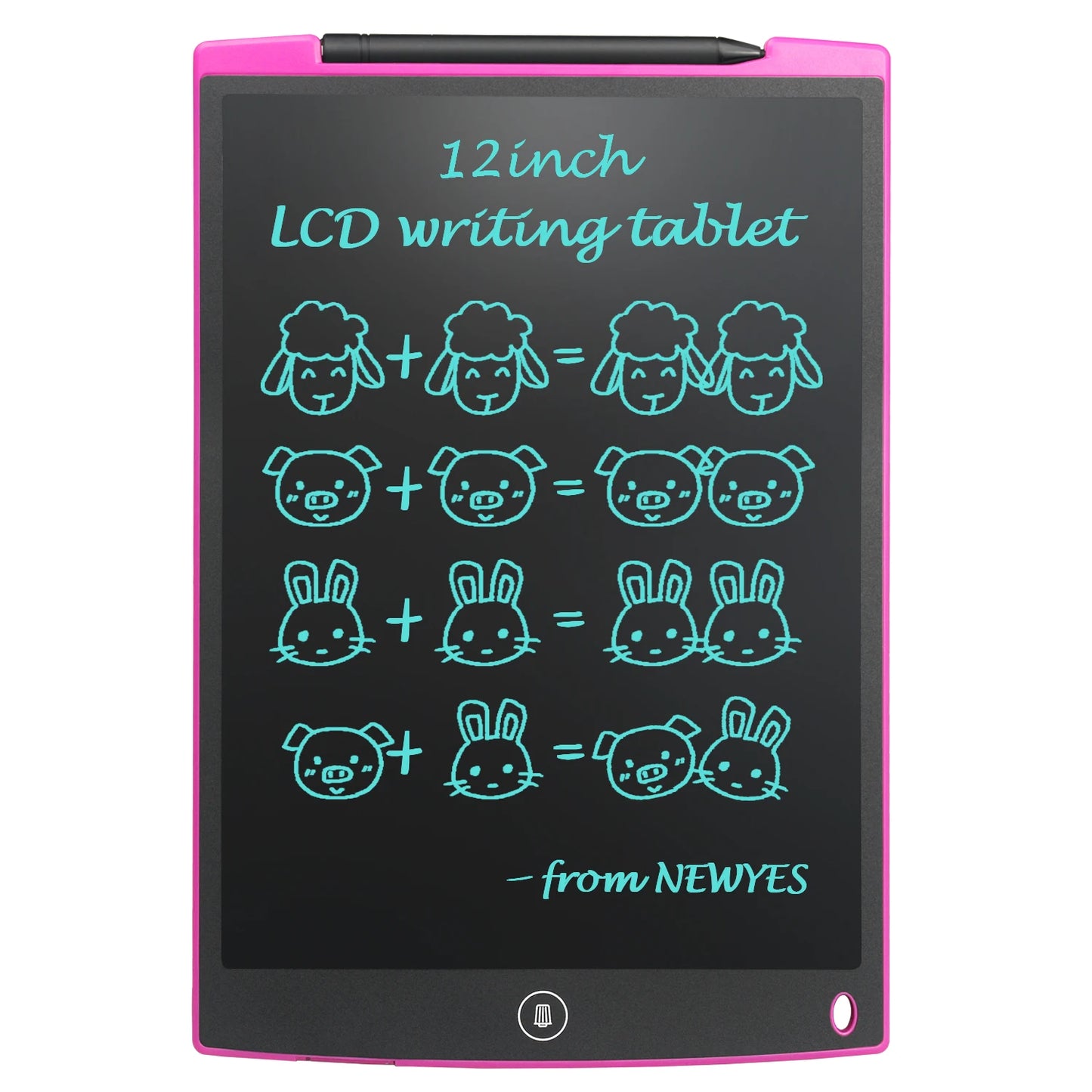 NEWYES 12" LCD Writing Tablet Digital Drawing Tablet Handwriting Pads Portable Electronic Tablet Board ultra-thin Board with pen