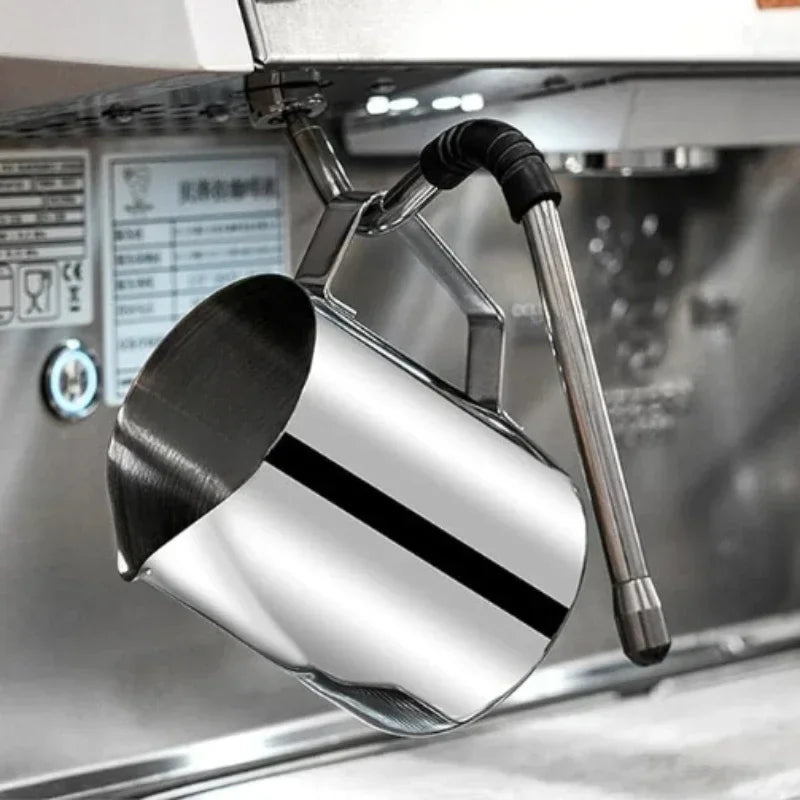 150-600ML Coffee Milk Frothing Jug Latte Art Milk Frother Pitcher Stainless Steel Measurement Jug Milk Pot Coffee Accessories