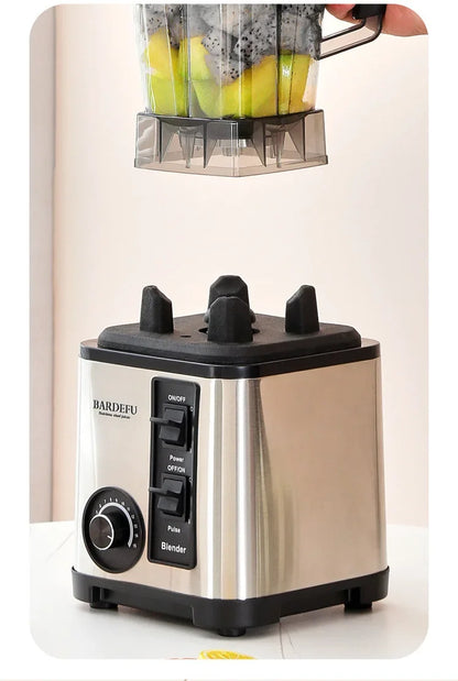 220V- 3L 6 in 1 Blender Stainless Steel Large Capacity Cut Vegetables and Shreds Icebreaker Salad Grinder Meat Grinder Juicer