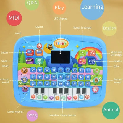 Educational Learning Machine Toys, Electronic Study Game for 3+ Year Old's Girls Boys Gift Birthday Presents Child Kids Computer