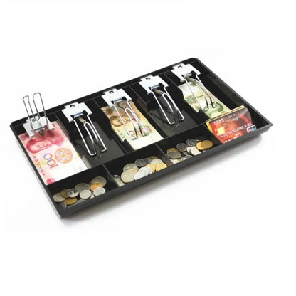 Money Counter Case Store for Cash register box 3/4/5compartments Cashier Box Cash Register Box Coin Drawer box Cash Drawer Tray