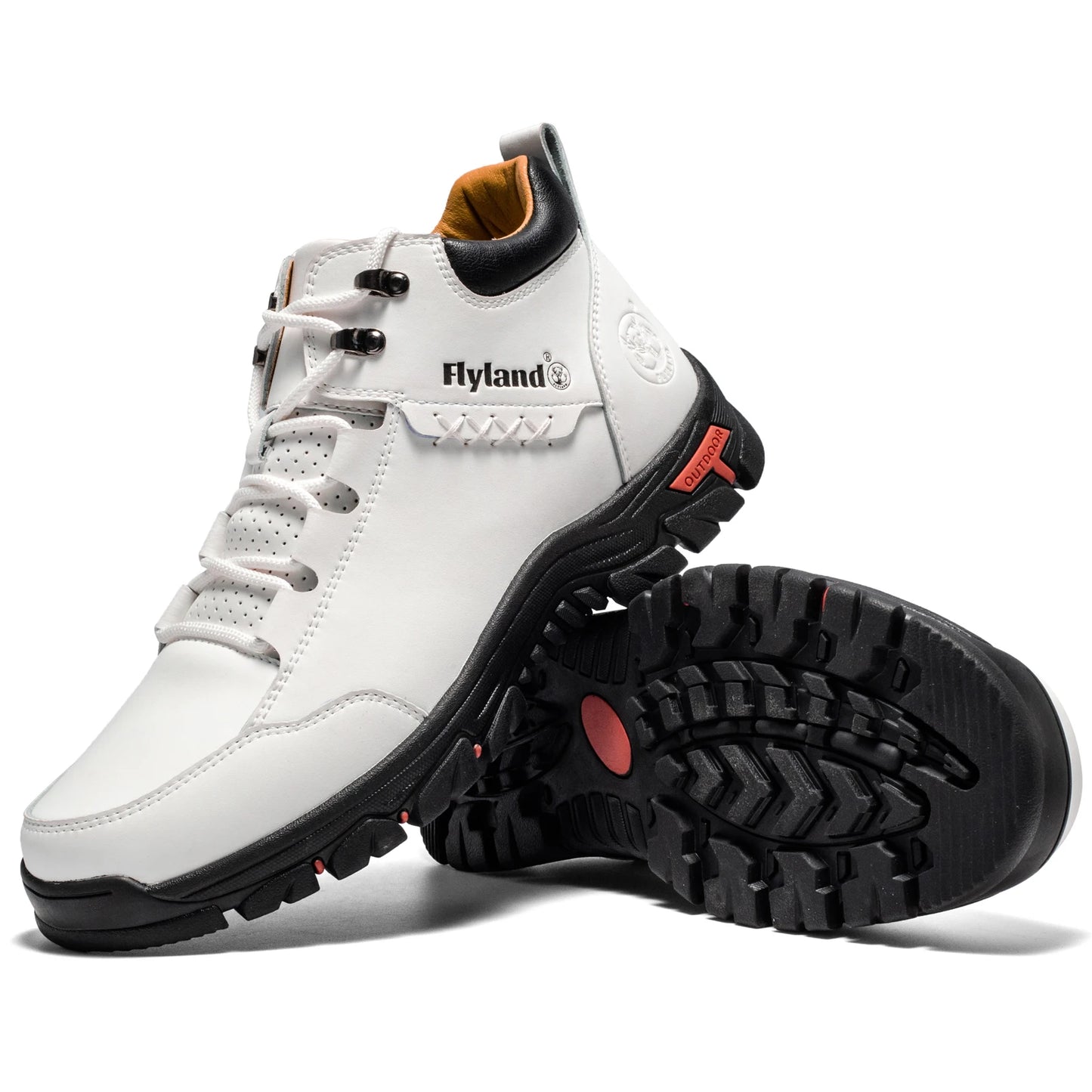 FLYLAND Fashionable  Ankle Boots Men Casual Sneakers Work Office Shoes