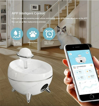Pet Smart Water Feeder Equipment Universal Smart Water Feeder for Cats and Dogs Can Be Controlled Remotely By APP