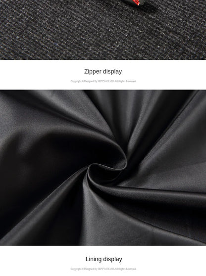 High Quality New Brand Casual Fashion Lapel Autumn Winter Mens Coat 2025 Men Clothing Fashion Jacket Solid Classic Windbreaker