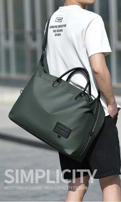New Travel Tote Men Handbag Oxford Large Capacity Handbags For Men Briefcase Travel Crossbody Bags Waterproof Gym Luggage Bag