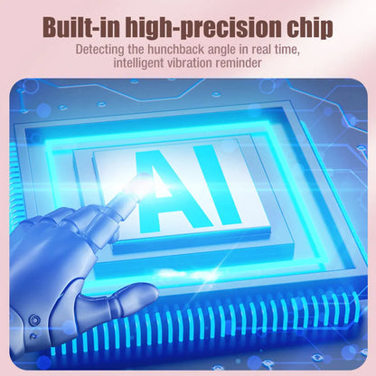 Smart Posture Corrector Vibration Posture Training Reminder Sensor Back Posture Neck Hump Correction Brace for Adult Kids